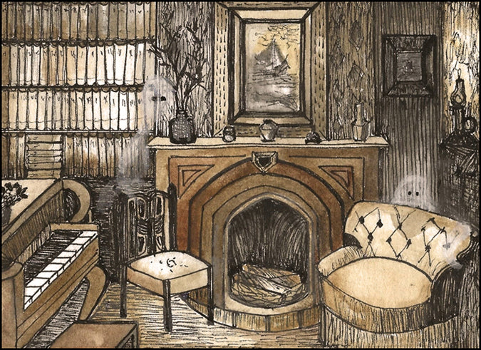 "Le Salon" - Note Cards