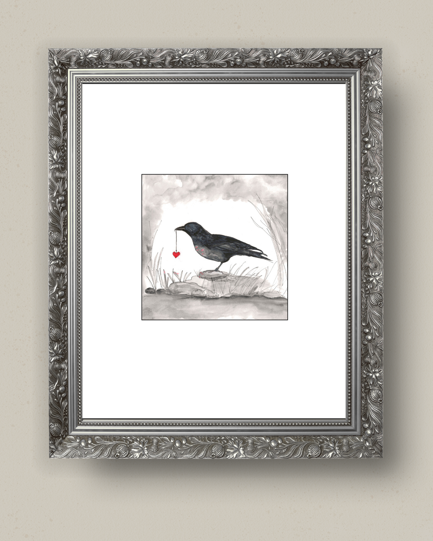 "Crow Found A Treasure"