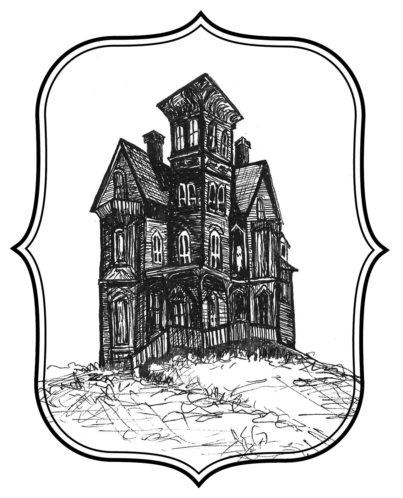 Hill House Sticker