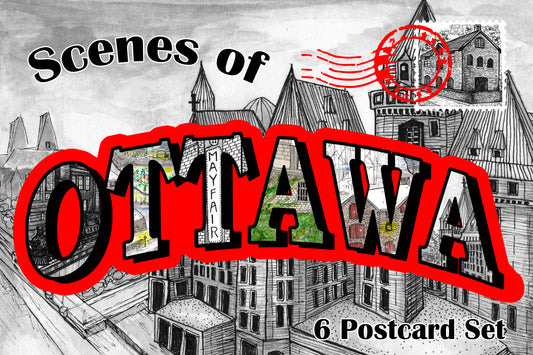 "Scenes Of Ottawa" Postcard Set