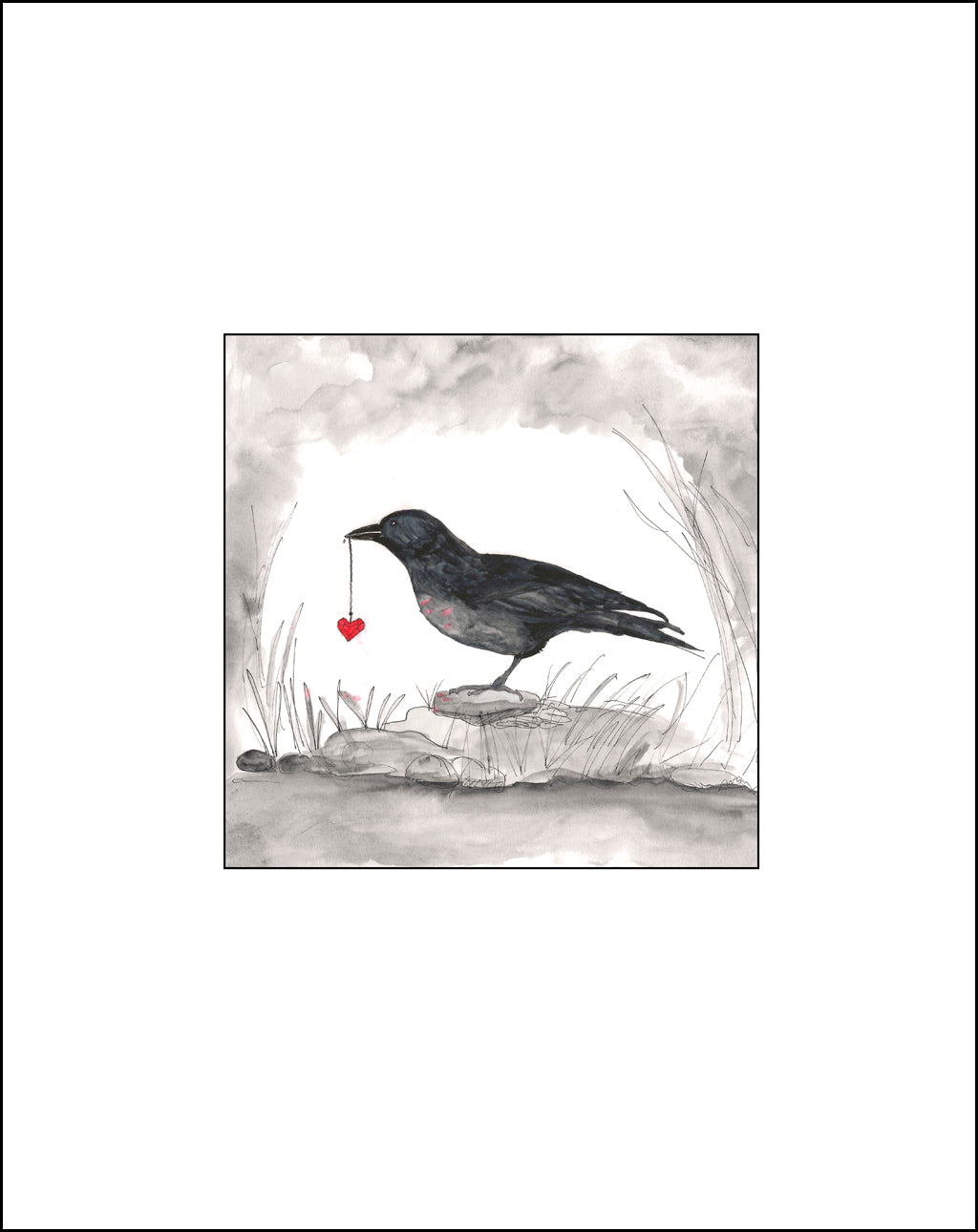 "Crow Found A Treasure"